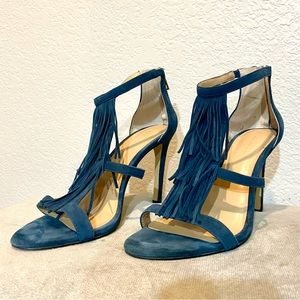 Ann Taylor Tara Fringe Suede Stiletto